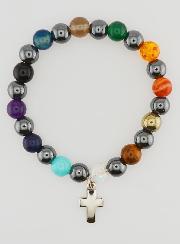 Pulsera en Piedras Naturales y Hematita