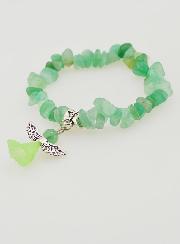 Pulsera infantil Ángel de la Guarda - Verde