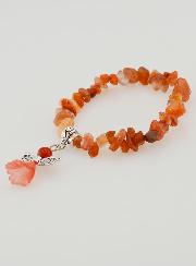 Pulsera infantil de ángel de la guarda - Naranja