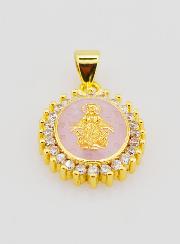 Medalla Milagrosa - Rosa - 17 mm