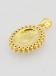 Medalla Milagrosa Verde - 17 mm