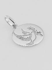 Medalla de Confirmación del Espíritu Santo en Plata - 15 mm