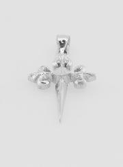 Cruz de Santiago de Compostela de plata - 15 mm