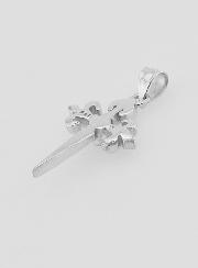 Cruz de Santiago de Compostela de plata - 15 mm