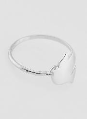 Anillo de plata con paloma de la paz - Talla 54