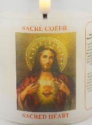 Lámpara de noche LED - Oración al Sagrado Corazón de Jesús