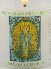 Vela de iglesia a pilas - Nuestra Señora de Lourdes