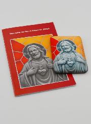 Imán + Folleto de novena - Sagrado Corazón de Jesús