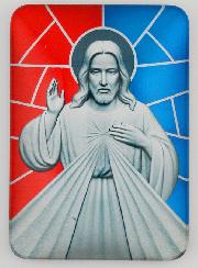 Imán + Folleto de novena - Cristo misericordioso