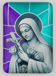 Imán + Folleto de novena – Santa Teresa