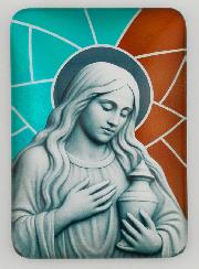 Imán + Folleto de novena - Santa María Magdalena