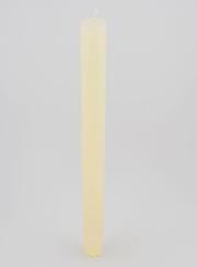 Vela de iglesia teñida en masa - Blanco perlado