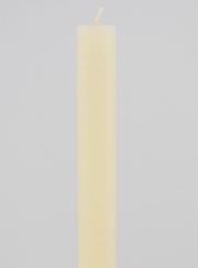 Vela de iglesia teñida en masa - Blanco perlado