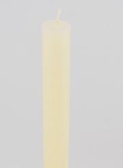 Vela de iglesia teñida en masa - Blanco perlado