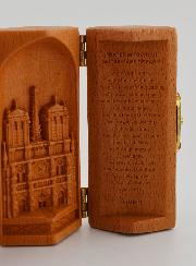 Tríptico en madera maciza - Nuestra Señora de París