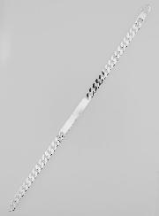Pulsera Gourmette para hombre en Plata - Eslabón de 5 mm