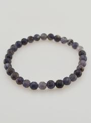 Pulsera de Cordierita - 6 mm