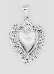 Gran Medalla de Ex voto en acero inoxidable - 37 mm