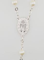 Rosario de la Medalla Milagrosa - Blanco Perlado