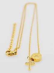 Collar de protección con medalla de San Benito y Cruz