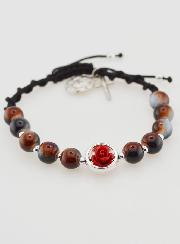 Pulsera Decenario Ajustable - Tonos Marrones