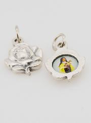 Medalla Rosa de 14 mm - Santa Teresa