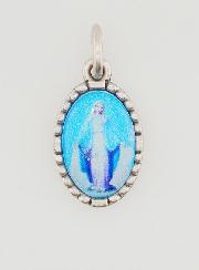 Medalla con borde trenzado de 15 mm – Virgen Milagrosa