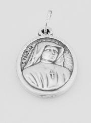Medalla de Santa Faustina - 22 mm