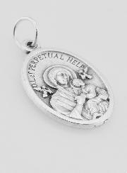 Medalla de la Virgen del Perpetuo Socorro - 22 mm