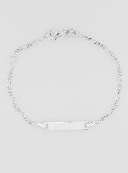 Pulsera de identidad para bebé en plata de ley 925 - 15 cm