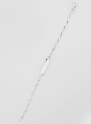 Pulsera de bautismo infantil en plata - 16 cm