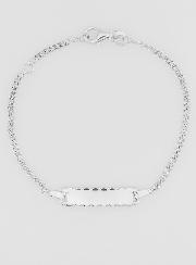 Pulsera de bautismo infantil en plata - 16 cm
