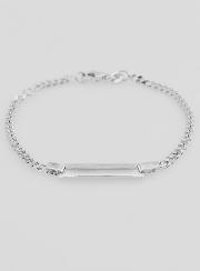 Pulsera de identidad para bebé en plata de ley 925 - 16 cm
