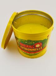 Vela Citronela Balde Metal - Amarela