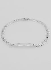 Pulseira Homem em Prata - Malha 4mm