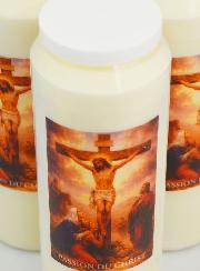 Juego de 3 velas de novena de la Pasión de Cristo