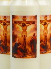Juego de 6 velas de novena de la Pasión de Cristo
