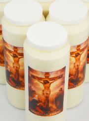 Juego de 10 velas de novena de la Pasión de Cristo