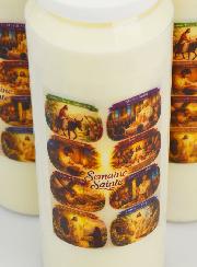 Juego de 3 velas para la novena de Semana Santa