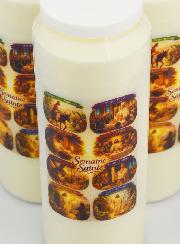 Juego de 6 velas para la novena de Semana Santa