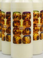 Lote de 20 Velas de Novena Semana Santa