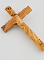 Crucifijo de madera de olivo - 18 cm