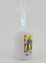 Vela de Iglesia con LED Virgen Milagrosa