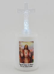 Vela de Iglesia LED - Sagrado Corazón de Jesús