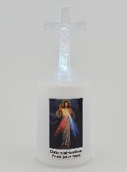 Vela de iglesia LED Cristo Misericordioso