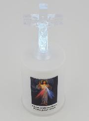 Vela de iglesia LED Cristo Misericordioso