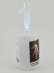 Vela de iglesia LED Cristo Misericordioso