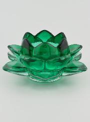 Castiçal Flor de Lótus - Verde