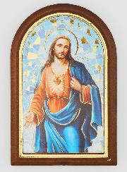 Icono del Sagrado Corazón de Jesús - 10 cm