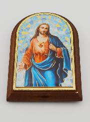 Icono del Sagrado Corazón de Jesús - 10 cm
